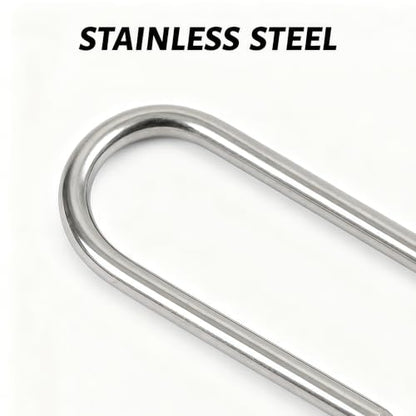 Atlantic Stainless Steel Landscape Staples Garden Stakes. (6"-U-60pcs) - size: U-shaped 6"x60pcs
