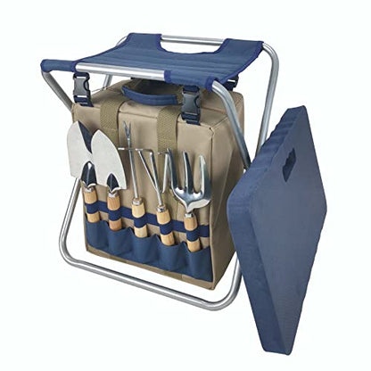 Gardening Tool Set,Garden Stool with Tools