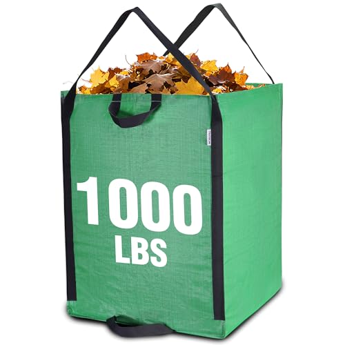 WORKPRO Heavy Duty 72-Gallon Reusable Yard Waste Bags, Green - color: Green, size: 1 Count (Pack of 1)