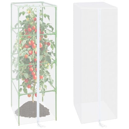 ZeeDix 57x16.1 in Garden Tomato Plant Cover Netting for Square Tomato Cage