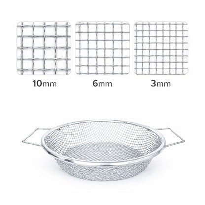 Soil Sifter with Handle, Fits 5-Gallon Buckets — Heavy-Duty Garden Soil Filter Tool (3 PCS 3/8in,1/4in,1/8in)