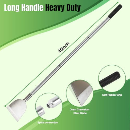 Floor Scraper Long Handle, Paint Wallpaper Garden Snow Ice Shovel
