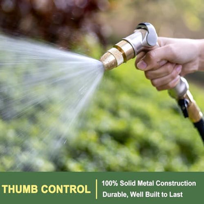 FANHAO Professional Garden Hose Nozzle + 2 Pack Lawn Sprinkler