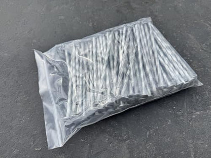 Sandbaggy 6 Inch Galvanized Artificial Turf Stakes - Spiral Landscape Nails - Ground Spikes/Pins for Synthetic Grass, Lawn, Edging, Weed Barrier Fabric, Garden (Steel (7 Gauge), 1000)
