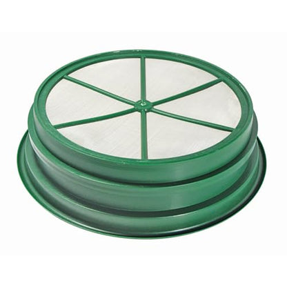 SE 13.25 Inch Wide Stackable Classifier Gold Prospecting Pan - 1/70 Inch Stainless Steel Mesh Sifting Pan, Green - size: 1/70 inch, style: Pans