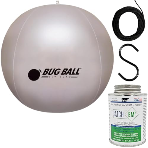 Bug Ball Mosquito Ball Starter Kit - Biting Fly and Insect Trap, Pack of 2