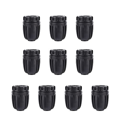 10 Pack 1/2 inch Irrigation Fittings End Plugs Connectors Anti-Drip - size: 1/2 inch End Plug