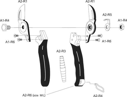 Professional Double-Cut Pruners, M/L
