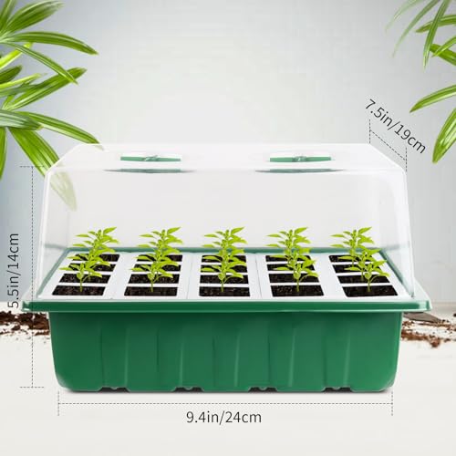 Sondiko Seed Starter Tray with Soft Silicone Cells, 80-Cell Starter Kit - size: 4 Pack