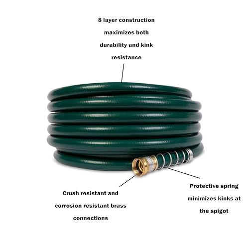 Gilmour 864751-1001 75ft Heavy Duty Flexogen Garden Hose, 5/8" Diameter - size: 5/8" x 75'