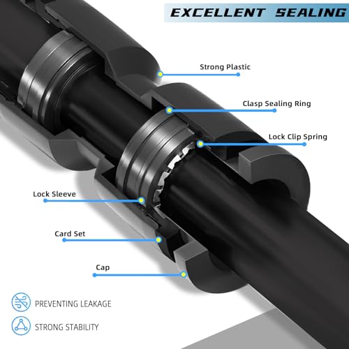 10PCS Push-to-Connect Drip Irrigation Emitters for 1/4 inch Irrigation Tubing, Two-Way Connection Adjustable Vortex Drip Emitters with Stake, Irrigation Dripper Sprinklers for Drip Irrigation System - size: 10PCS Two-Way Drip Irrigation Vortex Emitters