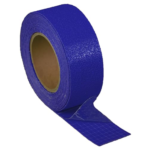 Pavement Marking Tape Slip-Resistant and Durable, Heavy-Duty Rubber Base for Outdoor Applications, Perfect for Driveways, Walkways, and Parking Areas (Blue, 2 Inch X 18 Feet) - color: Blue, size: 2 Inch x 18 Feet