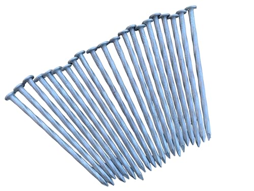 Sandbaggy 6" Heavy Duty Galvanized Artificial Turf Stakes - Spiral Landscape Nails - Ground Spikes/Pins - Synthetic Grass, Lawn, Edging, Weed Barrier Fabric, Garden (6 inch - Heavy Duty, 300, Count) - style: 6 inch - Heavy Duty