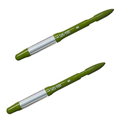 Sustee Aquameter (Small Green Refillable - Bundle of 2) - House Plant Soil Moisture Meter, Humidity Sensor Probe, Water Level Indicator - Best for Indoor Potted Plants
