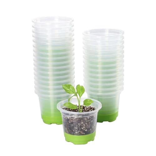Drip Depot Pop-Out Seed Starter Pots Set of 12, Flexible Silicone