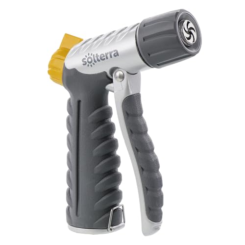Solterra Adjustable Garden Hose Nozzle with Front Trigger - size: Front Trigger, style: Adjustable