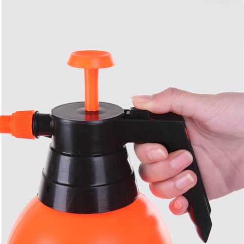 VANZACK 3Pcs 2L Handheld Pressure Sprayer - Portable Garden Pump Sprayer with Adjustable Nozzle for Lawn, Plant Watering, Home Cleaning and Misting