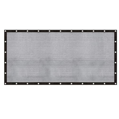 Cool Area 60-70% Mesh Tarp Shade Screen with Grommets, 8x16ft, Black - size: 0 8'X1 6'