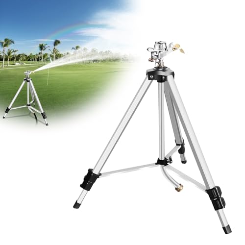Heavy Duty Impact Sprinkler on Tripod Base,36 Inch Tripod Sprinkler - size: 36in