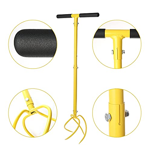 BARAYSTUS Hand Tiller, Twist Garden Claw Cultivator for Soil loosening - style: classic-big head