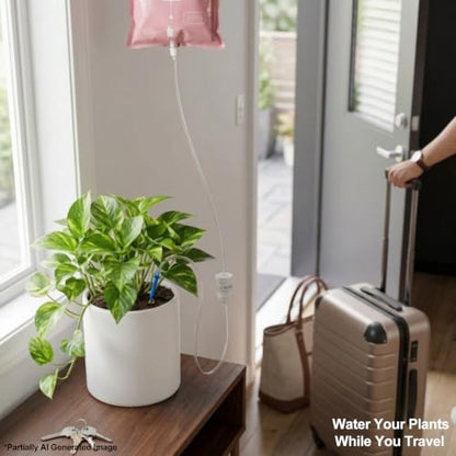 3Pcs 6.5L Automatic Vacation Plant Waterer Bag,Plant Self Watering Devices