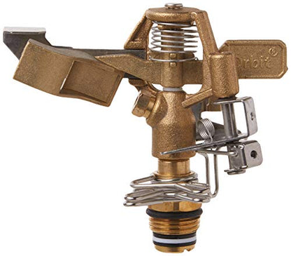 Orbit 55032 1/2" BRS Sprinkler Head, Connection, Silver and Gold - size: 1/2" Connection