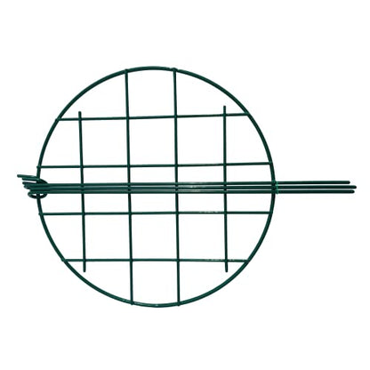 5 Pack 12 x 16 inch Poeny Cage Grow Through Grid Plant Brace Flower Support Rings,Round Metal Plant Stakes Rings, Strong Large Garden Supports for Flowers, Peonies, Rose, Lily - size: 12"x16" Pack of 5
