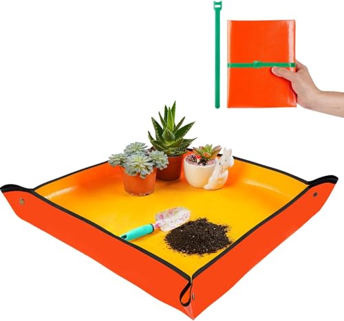 Repotting Mat for Indoor Plant Transplanting & Potting, 26.8" X 26.8"