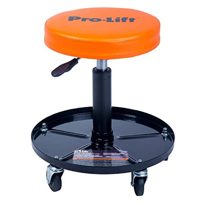 Pro-LifT PL9300H Pneumatic Chair, Black/Orange - color: Orange