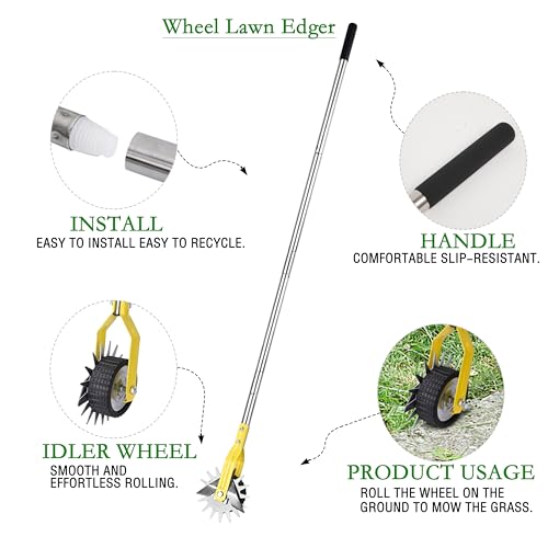 YEELOR Wheel Rotary Edger - color: yellow