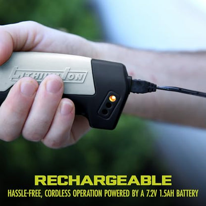 Sun Joe 2-in-1 Cordless 7.2V Handheld Grass Shear & Hedge Trimmer, HJ604C