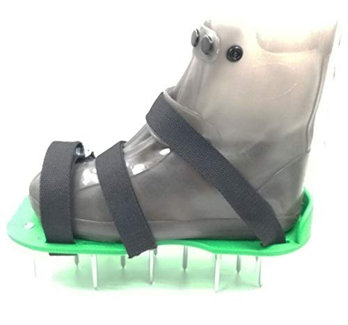 6.8 cm Spikes - Lawn Aerator Spike Shoes with Heavy Duty Metal Buckles, 4 Adjustable Straps and Sharper Spikes for Effective Soil Aeration for Greener Yard, 6.8 cm (About 2.7 inch) Spikes