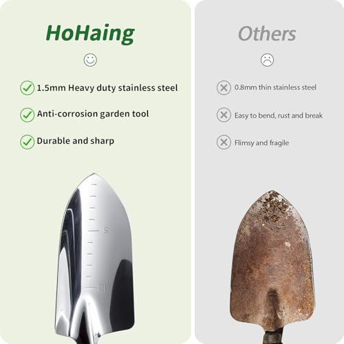 Garden Tool Set, 3 Pieces Gardening Kit with Garden Plant Twist Tie and Plastic Plant Tag, Stainless Steel Heavy Duty Garden Tools with Wooden Handle, Gardening Gifts for Women - style: 3PC(Trowel&Transplanter&Cultivator)