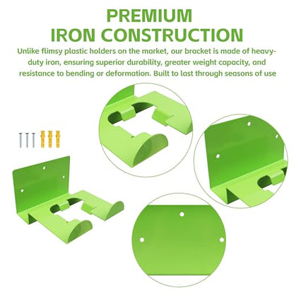 Wall Mount Power Tool Organizer, Storage Rack for EGO Weed Eater & Trimmer - color: 2 Pack