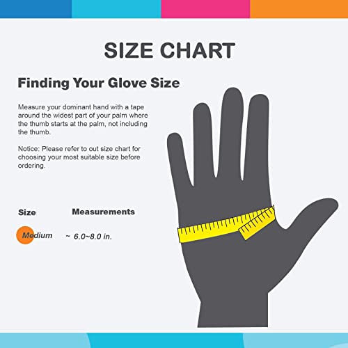 Bamllum Gardening Gloves for Women, Leather Garden Gloves - color: Putaohua