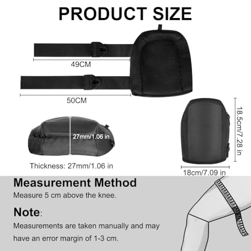 AOOWU Knee Pads for Gardening 1 Pair, Construction Work Knee Pads for Men Women, Soft Lightweight Waterproof Kneepads with Adjustable Straps, Foam Garden Kneeling Pad for House Cleaning Flooring Black - color: Plastic Buckle Adjustment