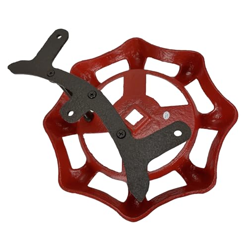 Zeckos Garden Hose Holder Faucet Spigot 11 Inch Cast Iron Red - color: Spigot - Red