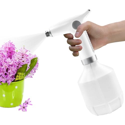 Electric Spray Bottle, Plant Spray 0.26 Gallon with Adjustable Nozzle for Garden, Indoor and Outdoor Plant, Also Works as Automatic Sprayer Mister