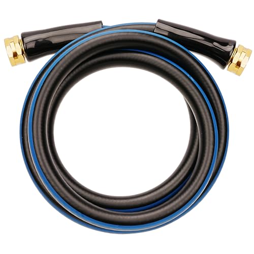 SheeChung Short Garden Hose 8ft x 5/8",Rubber Water Hose,Female to Female - size: 8ft-double females