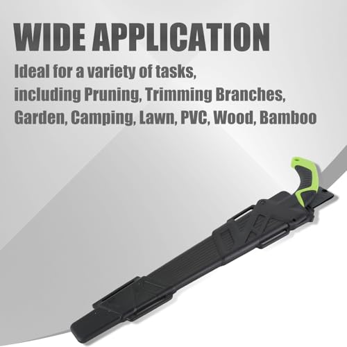 Universal 15.5'' Garden Hand Pruning Saw With Scabbard Straight,1pcs