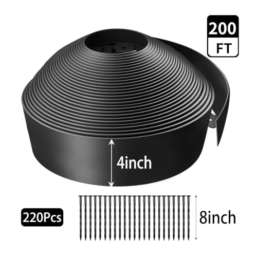 Kryonix 4 in x 200 ft Landscape Edging with Stakes - size: 4IN x 200FT