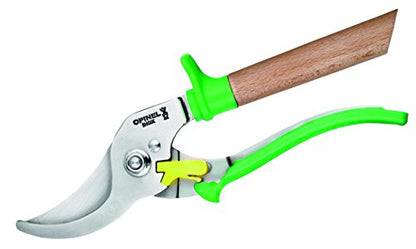 Opinel Hand Pruning Shears for Gardening, Beechwood Handles (Green) - color: Green
