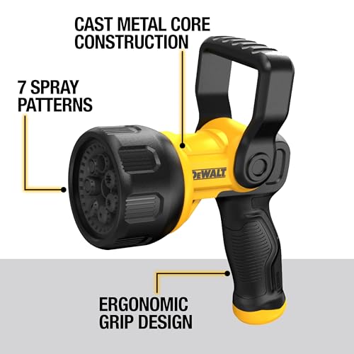 DEWALT Heavy-Duty Hydro Cannon Nozzle, 218.125 cubic inches (Pack of 6) - size: 218.125 cubic inches (Pack of 6)