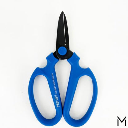 Flower Scissors With Black Carbon Steel Blades 7.0 Inch, Delphinium (Blue) - style: 7.0 Inch Blue