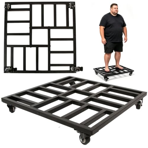 22" Metal Plant Caddy with Wheels