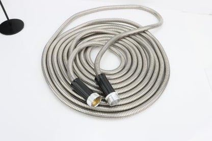 25FT Expandable Stainless Steel Garden Hose, Kink-Free Hose for Yard & Garden