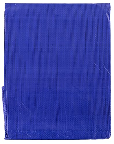 Kotap TRA-0507 Waterproof All-Purpose Multi-Use Protection/Coverage 5-mil Poly Tarp, Cut Size: 5 x 7'/Finished Size: 4' 6" X 6' 6", Blue - color: Blue, size: 5 x 7 Ft.