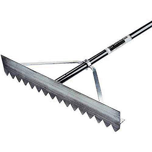 Trigon Sports ProTurf Lute Rake, 24-Inch - style: ProTurf Lute Rake - 82" Handle, 24" Wide