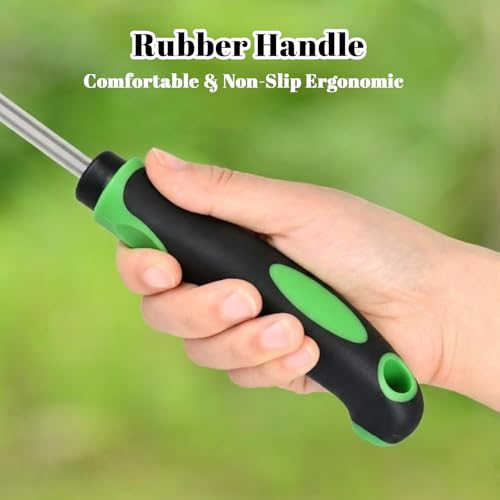 Weed Puller Tool, 5-Claw & Crab Claw 2-in-1 Heavy Duty Weed Remover, Ergonomic Long Handle Manual Weeding Tool for Dandelion, Crabgrass, Patio, Lawn & Garden