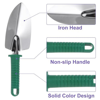 HARFINGTON 1Set Garden Tool Set 10Pcs Plastic Gardening Planting Tools Kits - color: Green